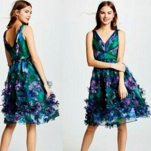 Marchesa Notte 3D Cocktail dress